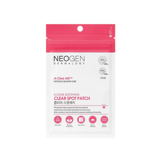 Патчи против воспалений A-CLEAR Soothing Clear Spot Patch Neogen 24шт