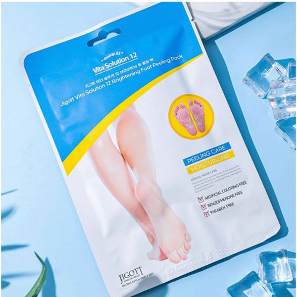 Пилинг-носочки JIGOTT Vita Solution 12 Brightening Foot Peeling Pack 30мл