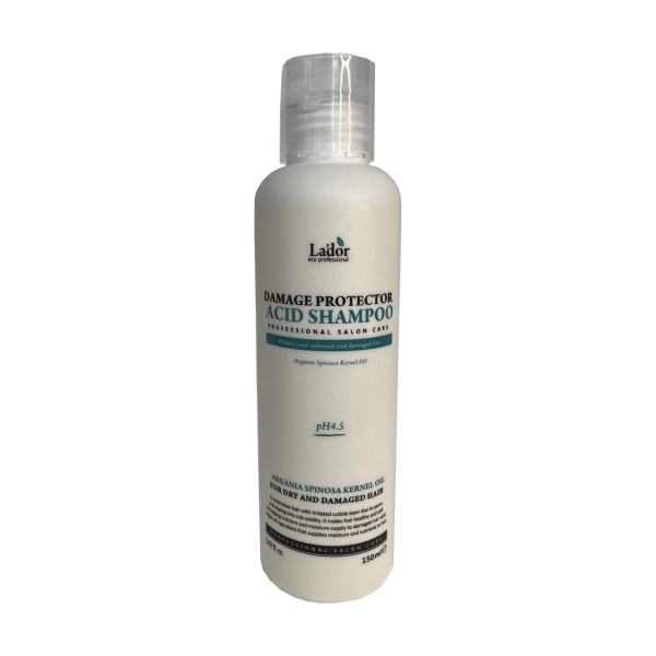 Защитный шампунь с аргановым маслом для поврежденных волос Lador Damage Protector Acid Shampoo 150мл