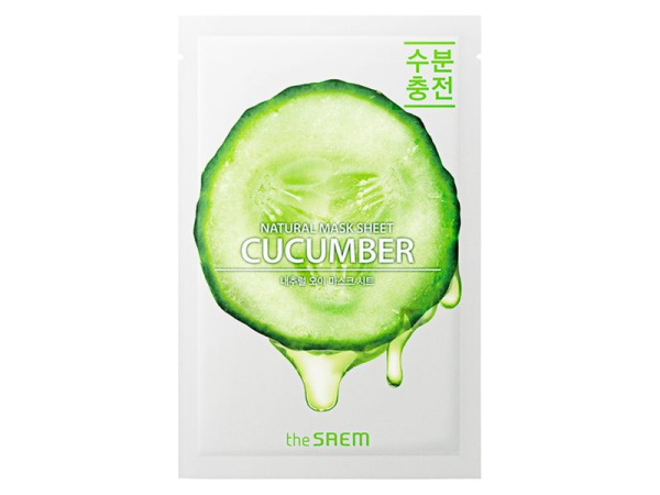 Маска тканевая с экстрактом огурца THE SAEM Natural Cucumber Mask Sheet 21мл