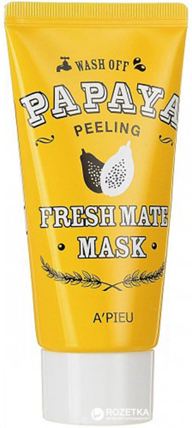 Отшелушующая маска для лица с папайей A`PIEU Fresh Mate Papaya Mask (Peeling) 50мл