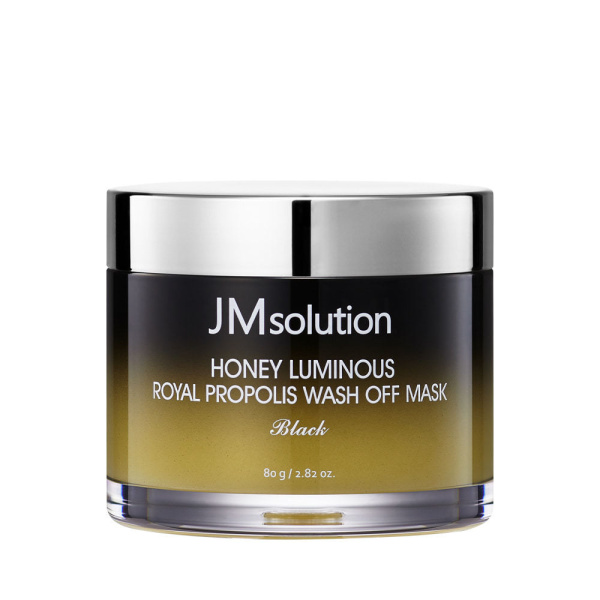 Детокс-маска для лица JMSolution Honey Luminous Royal Propolis Wash Off Mask 80гр