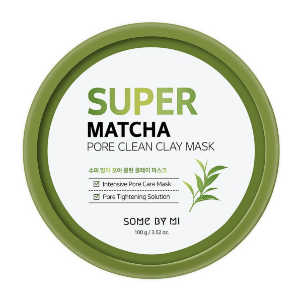 Очищающая глиняная маска с чаем матча Some By Mi Super Matcha Pore Clean Clay Mask 100мл