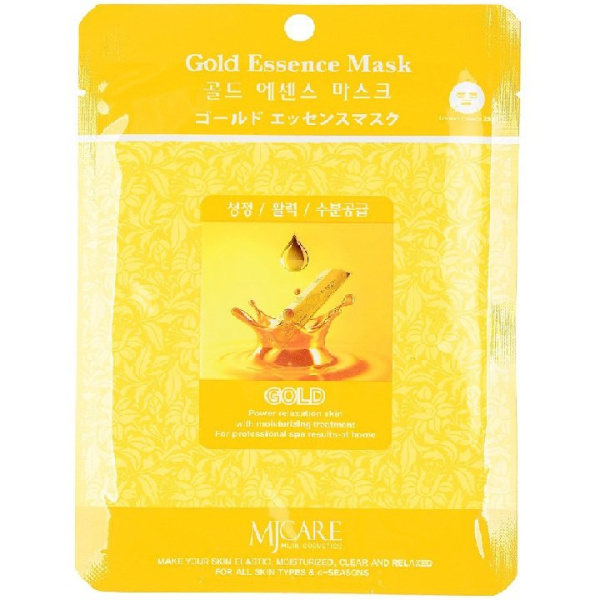 Маска тканевая с экстрактом золота Gold Essence Mask 23гр
