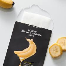 Тканевая маска для сияния и упругости кожи с экстрактом банана JMsolution Be Nature Banana Whitening Mask 24 мл, 10 шт