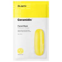 Маска для лица тканевая восстанавливающая Ceramidin Facial Mask 22гр