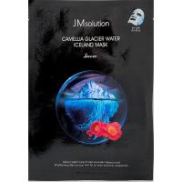 Тонизирующая тканевая маска с экстрактом камелии JMsolution Camellia Glacier Water Iceland Mask Snow 30мл