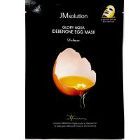 Осветляющая яичная тканевая маска с идебеноном JMsolution Glory Aqua Idebenone Egg Mask 30мл