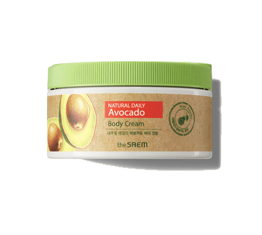 Крем для тела с экстрактом авокадо The Saem NATURAL DAILY Avocado Body Cream 300мл