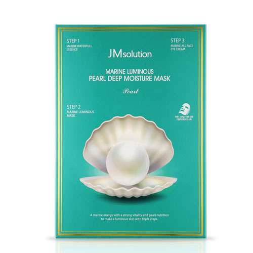 Трёхшаговый увлажняющий набор с жемчугом JMsolution Marine Luminous Pearl Deep Moisture Mask