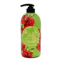 Парфюмированный гель для душа с экстрактом розы Jigott Rose Perfume Body Wash 750мл