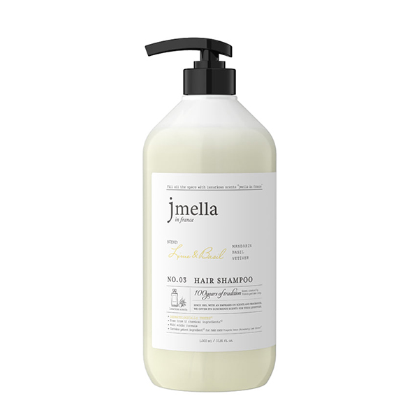 Парфюмированный шампунь для всех типов волос 03 Jmella In France Lime & Basil Hair Shampoo 500мл