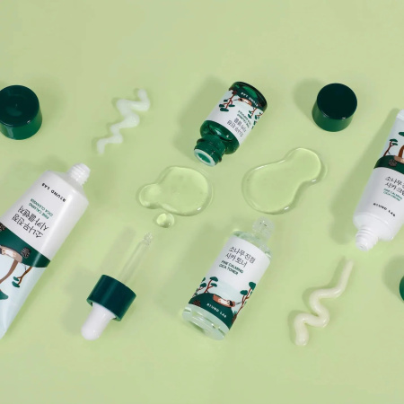 Набор миниатюр с экстрактом сосны Round Lab Pine Calming Cica Trial Kit