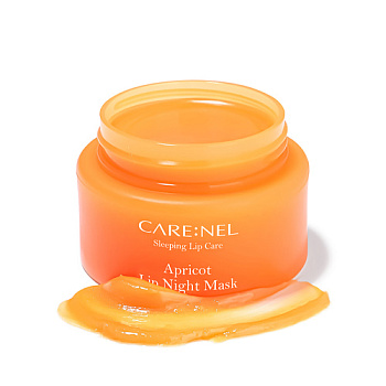 Ночная маска для губ с ароматом абрикоса Care:Nel Apricot Lip Night Mask 23гр