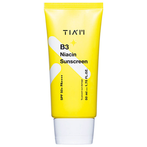 Солнцезащитный крем с ниацинамидом TIAM B3 Niacin Sunscreen SPF50+ PA ++++ 50мл