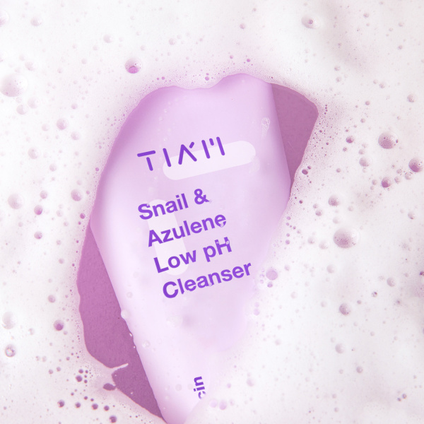 Успокаивающий гель для умывания TIAM Snail & Azulene Low pH Cleanser 200мл