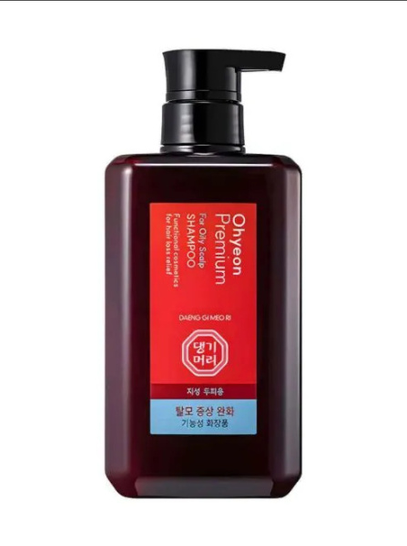 Охлаждающий шампунь Daeng Gi Meo Ri Ohyeon Premium For Oily Scalp Shampoo 500мл