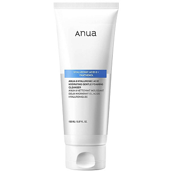 Мягкая пенка для умывания Anua 8 Hyaluronic Acid Hydrating Gentle Foaming Cleanser 150мл