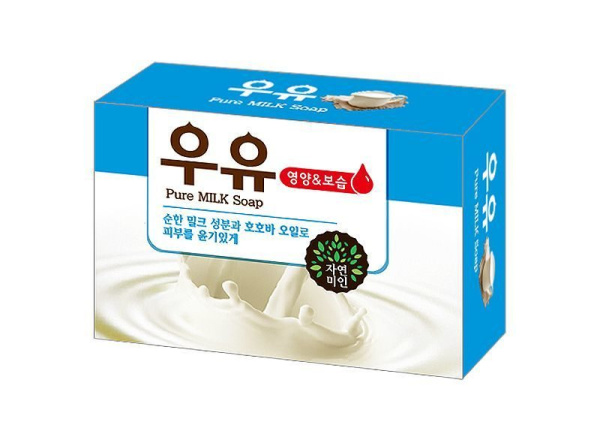 Мыло с молочными протеинами 100 гр MUKUNGHWA Pure Milk Soap 100g 