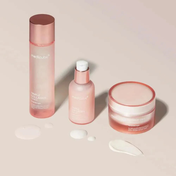 Тонер для упругости кожи с коллагеном medicube Triple Collagen Toner 140мл