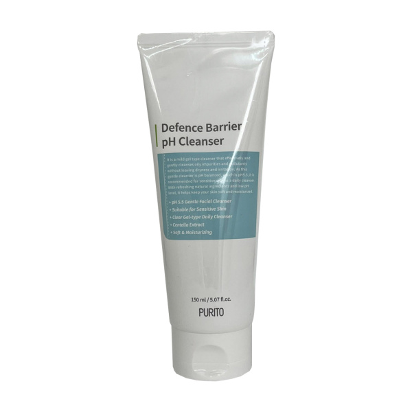 Слабокислотный гель для деликатного очищения кожи Purito Defence Barrier Ph Cleanser 150мл