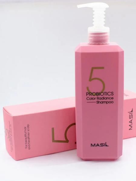 Шампунь с пробиотиками для защиты цвета Masil 5 Probiotics Color Radiance Shampoo 500мл