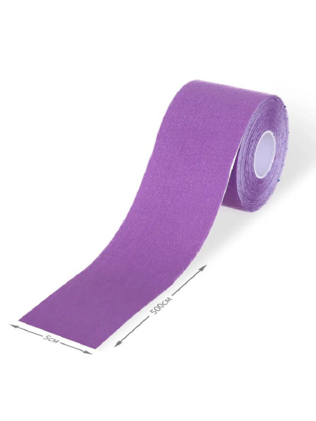 Тейп для лица 5см*5м фиолетовый AYOUME Kinesiology lifting tape roll