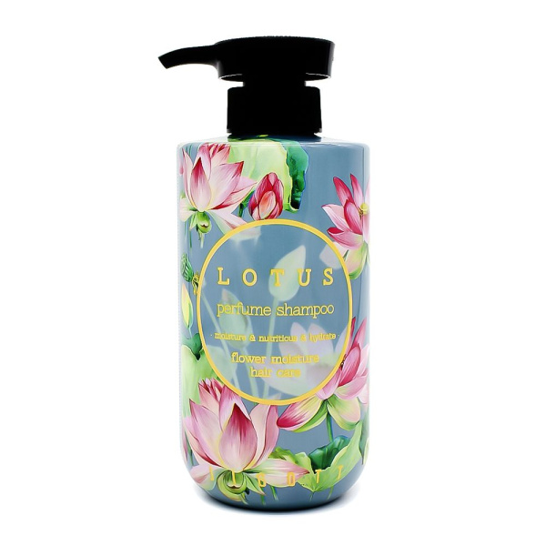 Парфюмированный шампунь для волос с экстрактом лотоса Jigott Lotus Perfume Shampoo 500мл