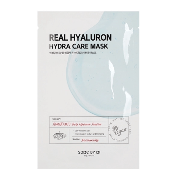 Увлажняющая тканевая маска с гиалуроновой кислотой Some By Mi Real Hyaluron Hydra Care Mask 20гр