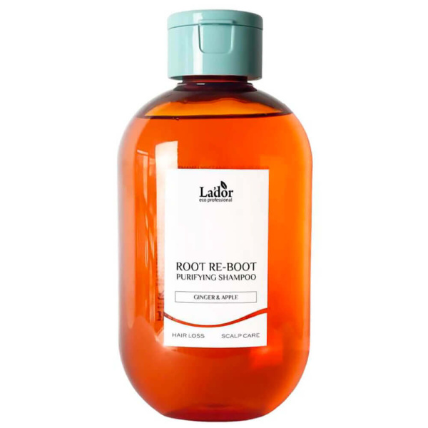 Шампунь для чувствительной кожи головы Lador Root Re-Boot Purifying Shampoo Ginger & Apple 300мл