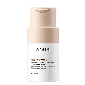 Энзимная пудра для сияния кожи с рисом Anua Rice Enzyme Brightening Cleansing Powder 40гр