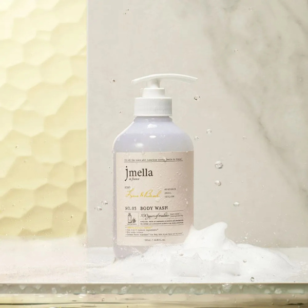 Парфюмированный гель для душа 03 Jmella In France Lime & Basil Body Wash 500мл