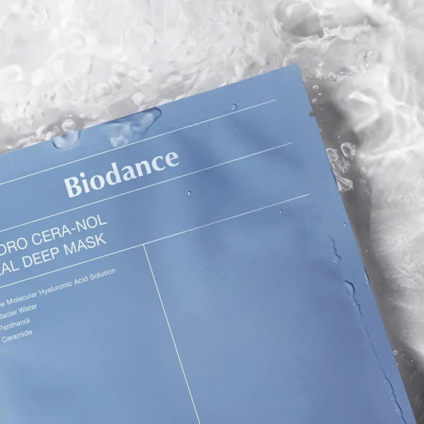 Гидрогелевая маска с церамидами против сухости Biodance Hydro Cera-Nol Real Deep Mask 34гр