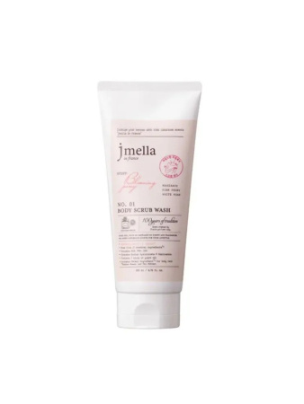 Парфюмированный гель-скраб для душа jmella In France Blooming Peony Body Scrub Wash, 200мл 