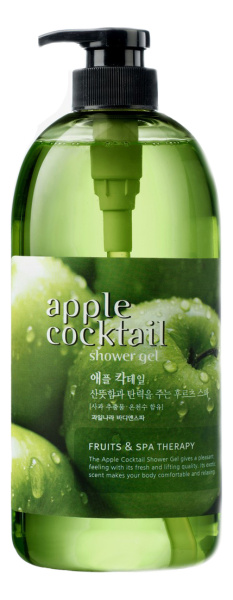 Гель для душа с ароматом яблока Welcos Body Phren Shower Gel (Apple Cocktail) 730мл