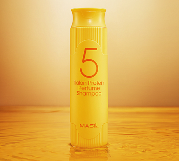  Протеиновый шампунь для поврежденных волос MASIL 5 SALON PROTEIN PERFUME SHAMPOO 300мл