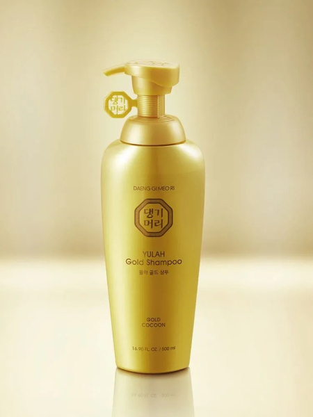 Укрепляющий шампунь для ослабленных волос Daeng Gi Meo Ri Yulah Gold Shampoo 500мл