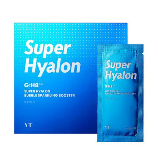Кислородная увлажняющая маска-пенка VT Cosmetics Super Hyalon Bubble Sparkling Booster 
