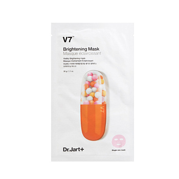 Маска для лица тканевая осветляющая ультратонкая Dr.Jart+ V7 Brightening Mask 30мл