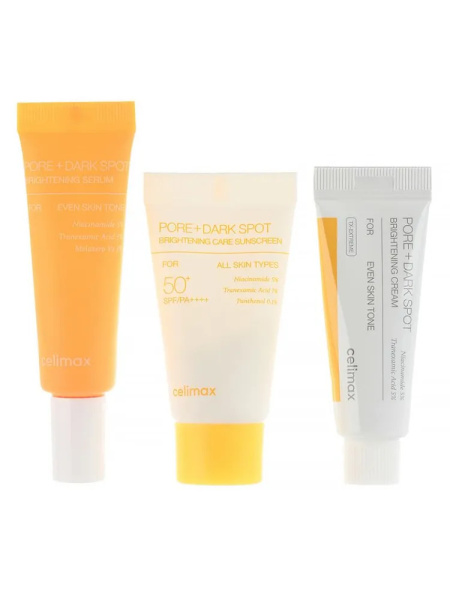 Набор миниатюр для яркости и сияния кожи CELIMAX PORE+DARK SPOT BRIGHTENING KIT