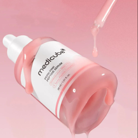 Лифтинг-сыворотка с ПДРН и пептидами medicube PDRN Pink Peptide Serum 30мл
