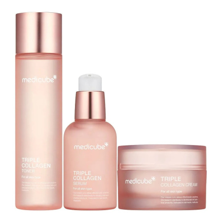 Тонер для упругости кожи с коллагеном medicube Triple Collagen Toner 140мл