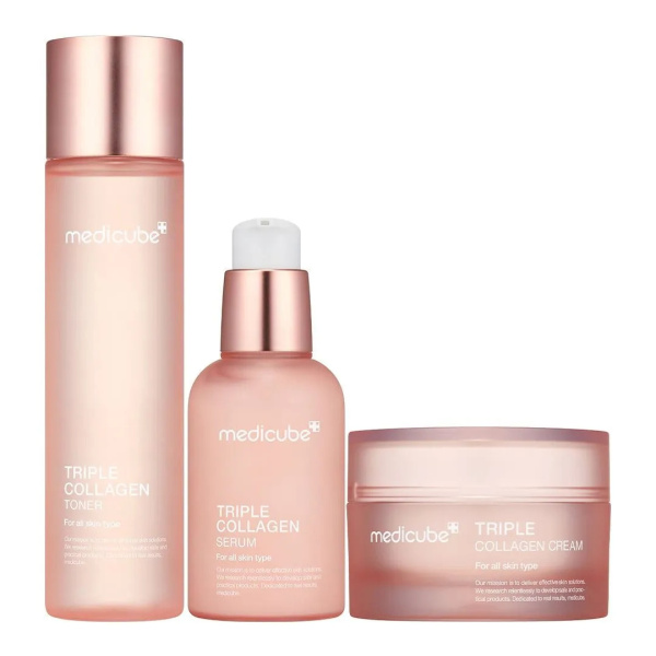 Тонер для упругости кожи с коллагеном medicube Triple Collagen Toner 140мл