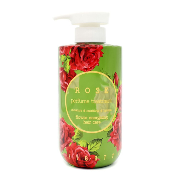 Парфюмированный бальзам для волос Jigott Rose Perfume Treatment 500мл