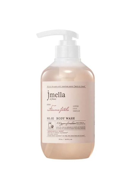 Парфюмированный гель для душа 02 Jmella In France Femme Fatale Body Wash 500мл