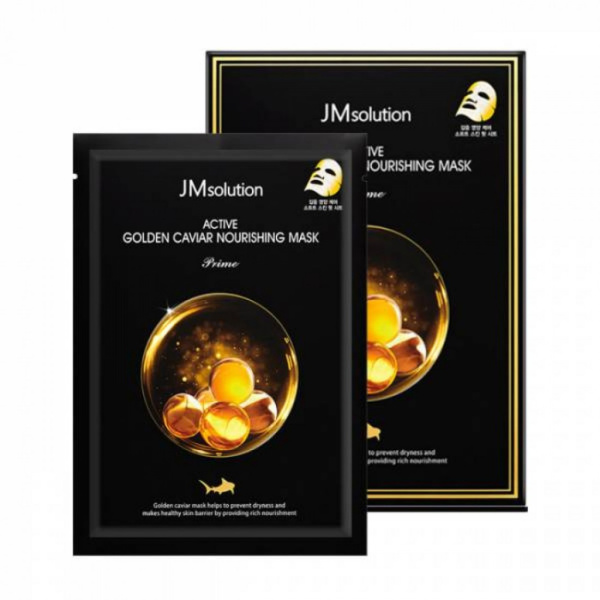 Питательная маска с экстрактом икры и золотом JMsolution Active Golden Caviar Nourishing Mask 30мл
