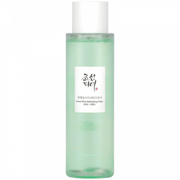Обновляющий тонер с кислотами и гидролатом сливы Beauty of Joseon Green Plum + AHA Bubble Toner 150мл