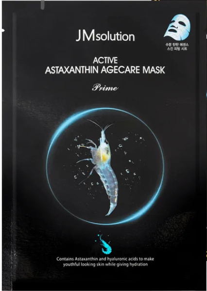 Антиоксидантная маска с астаксантином JMsolution Active Astaxantin Agecare Mask Prime 30мл*10шт