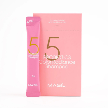 Шампунь с пробиотиками для защиты цвета Masil 5 Probiotics Color Radiance Shampoo 8мл*20шт