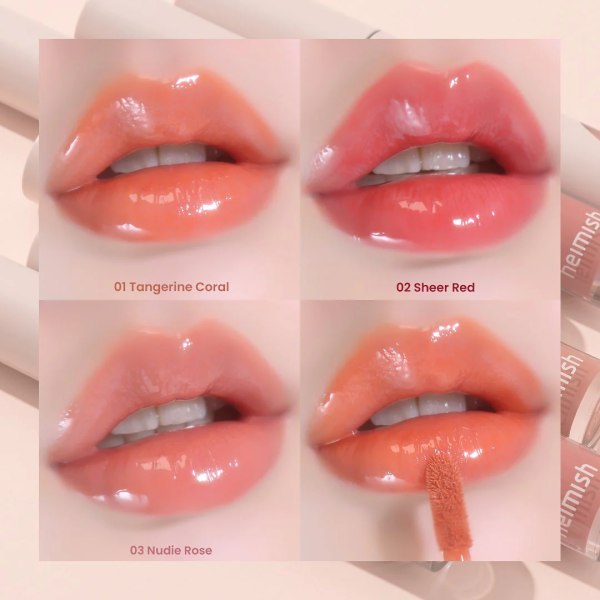 Нежно-розовый блеск для губ Heimish Dailism Lip Gloss 03 Nudie Rose 4гр